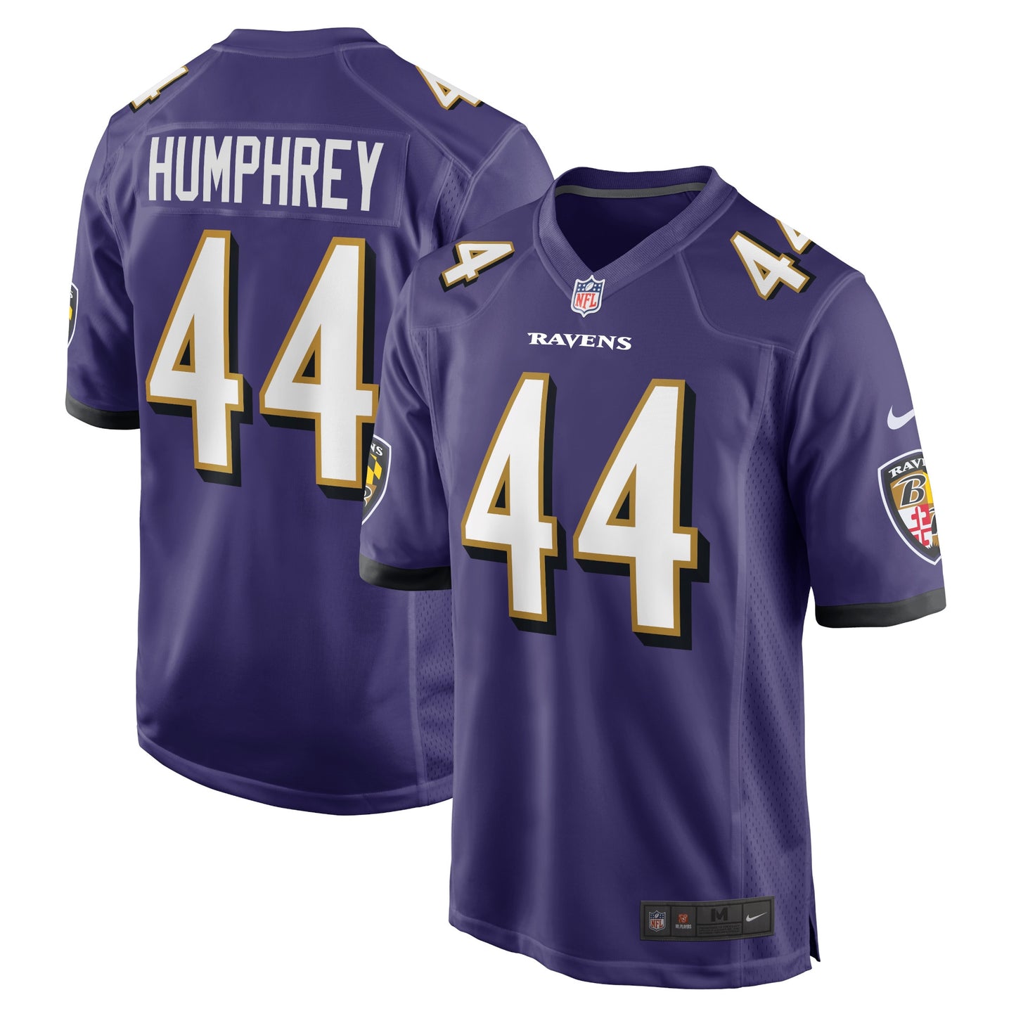 Marlon Humphrey Baltimore Ravens Nike Game Team Jersey - Purple
